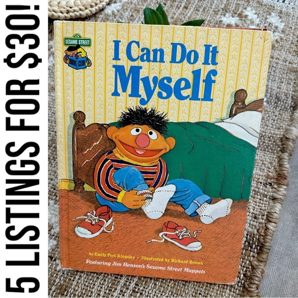 Vintage Sesame Street Children’s Book I Can Do it Myself